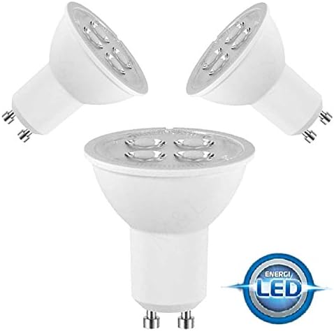 3 Pack of PowerSave GU10 A+ Rated Premium Energy Saving LED Light Bulbs
