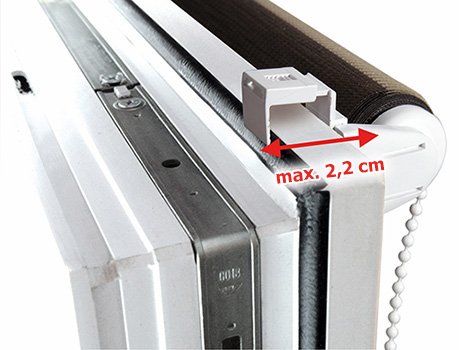 NEU! DOPPELROLLO DUOROLLO KLEMMFIX JALOUSIE ROLLO OHNE BOHREN SEILFÜHRUNG (Weiß, 98/140) - 4