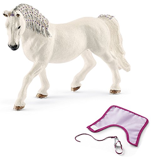 Preisvergleich Produktbild Schleich 13819 Lipizzaner Stute + 42365 Decke + Halfter