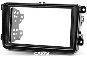 Carav 08–009 Façade d'autoradio Double DIN