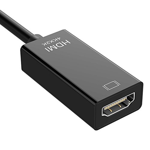 4K Mini DisplayPort auf HDMI, VicTsing Vergoldet Mini DP (Thunderbolt™ Port Kompatibel) zu HDMI Male to Female Kabel HDTV Adapter Konverter | 4K Ultra HD (4Kx2K) / Full HD 1080p ideal für PC & MAC / Notebook / PC-Grafikkarten - 2