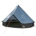 Produktbild 10T Mojave 500 Arona - Tipi Zelt mit XXL Wohn- & Schlafbereich, Campingzelt für 5-10 Personen, Indianer Outdoorzelt mit Bodenwanne, wasserdichtes Pyramidenzelt mit 5000mm, Familienzelt mit Transporttasche, Zeltheringen, Abspannleinen und Zeltgestänge