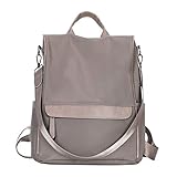 nylon leder tasche ★ Kapazität: Der Rucksack auf der Rückseite hat eine Reißverschlusstasche mit zwei Innenlagen, eine Reißverschlusstasche an der Vorderseite des Rucksacks und zwei Seitentaschen an der Seite. Sie können Flaschen, Bücher, Snacks, Kosmetika usw. verstauen. Vertrauen Sie mir! Rucksack ist die beste Wahl zum Reisen und Einkaufen.