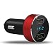 Produktbild Romdink Auto-Ladegerät,Schnelle Ladung Metall Dual USB 4.8 EIN Auto-Adapter LED fit für iPhone X/8/7/6S/Plus, iPad Air 2/Mini 3, Galaxy S9/S8/S7