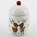 Produktbild Vorratsdose Kissing Deer Design Porzellan 16x11x11cm creme braun Weihnachten Xmas