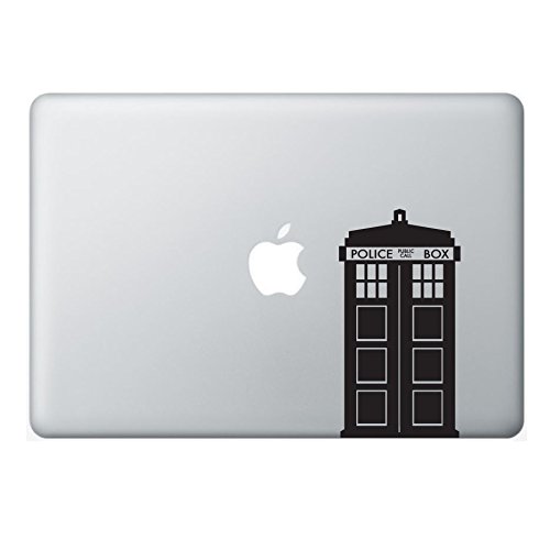 Preisvergleich Produktbild Dr Who Tardis MacBook-Aufkleber-Abziehbild
