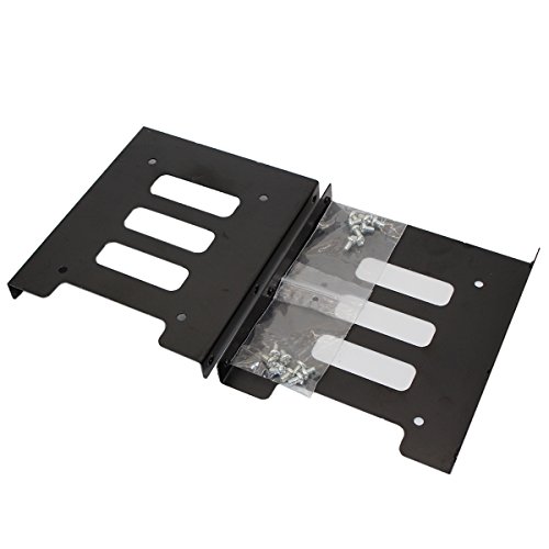 Einbaurahmen SSD, Einbaurahmen 2,5″ Festplatte SSD auf 3,5″ Adapter Festplatten Einbau Rahmen - 6