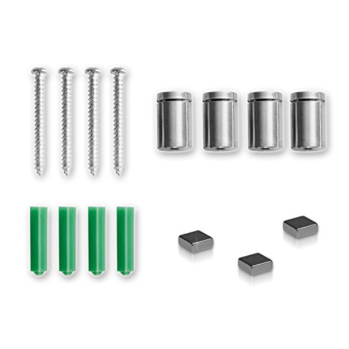 Design Magnettafel | Glas Memoboard mit Stein Motiv | Sicherheitsglas | beschreibbar | inklusive 3 Magnete | verschiedene Größen (40×60 cm) - 5
