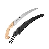 Ideales para tareas profesionales de poda intensiva.Hojas de acero japonés SK-5 de alto contenido en carbono.Dientes triscados de afilado simétrico y templado individual con tecnología de inducción.Hojas flexibles y duraderas con sentido unidireccional de las fibras de acero.Precisa orientación de los dientes que garantizan un corte limpio y rápido.Mangos ergonómicos engomados con tecnología TPR.Accesorios válidos en las siguientes referencias: > 08230705: funda plastico serrucho Samurai modelo c-330-lh / w-330-lh.> 08230719: mango Samurai madera para w-330-lh nuevo.> 08230733: hoja recambio serrucho Samurai c-330-lh.Articulo tambien conocido como serrucho poda, serrucho japones.