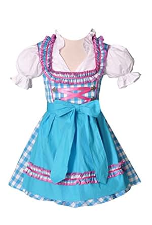 Bayer Madl Kinderdirndl Carolin - Mädchendirndl in türkis