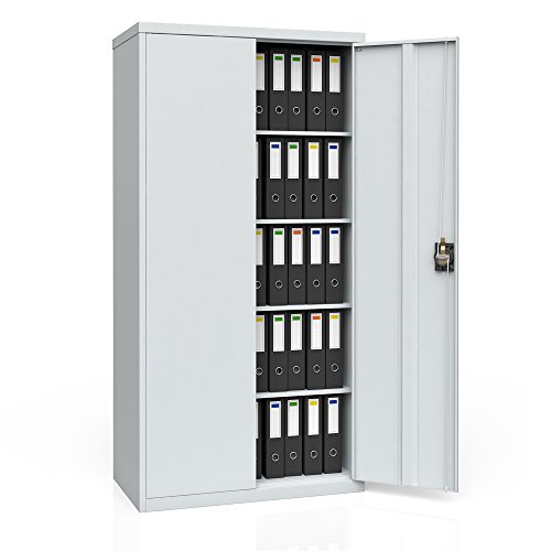 Preisvergleich Produktbild Aktenschrank Büroschrank Werkzeugschrank Metallschrank 180x90x39
