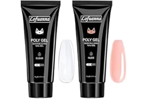 lofuanna gel unghie ricostruzione acrygel polygel gel kit (2 PCS)