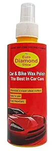 Euro Diamond Shine Dust Repellant Car & Bike Wax Polish