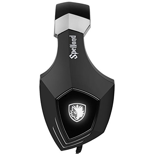 Auriculares Gaming de diadema   SADES A60 7 1 Sonido envolvente est  reo Cascos gaming USB con micr  fono para PC Luz LED