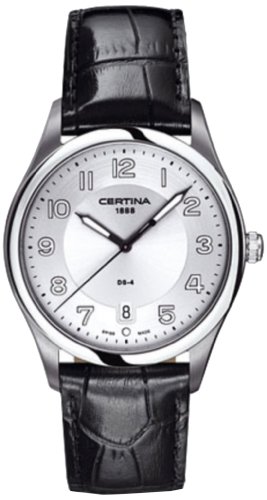 Certina Herren-Armbanduhr XL Analog Quarz Leder C022.410.16.030.00 Certina Herren-Armbanduhr XL Analog Quarz Leder C022.410.16.030.00