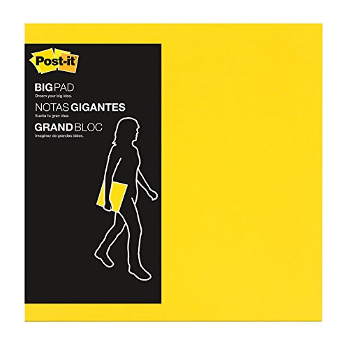 Big Pad, 11 x 11, Bright Yellow, 30 Sheets/Pad, Sold as 1 Pad