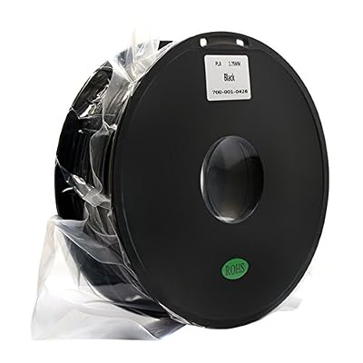 Geeetech® 3D Filament PLA, 3D PLA Filament 1.75mm 1KG, High Quality Reliable 3D Printing Filament For 3D Printer, Color: Black