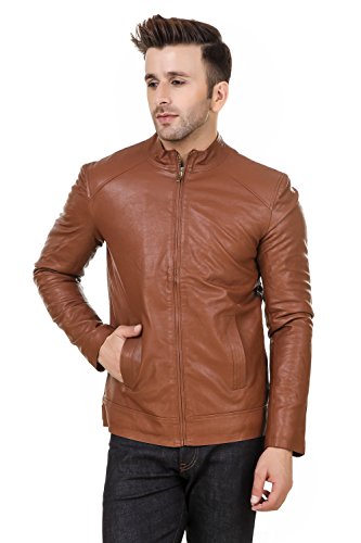 leather winter jacket