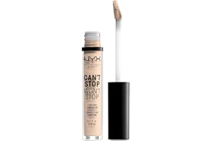 ‎NYX PROFESSIONAL MAKEUP NYX Professional Makeup Can't Stop Won't Stop Contour Concealer - wasserfester flüssiger Abdeckstift, Kaschieren & Highlighten, 3, 5 ml, Fair 1.5