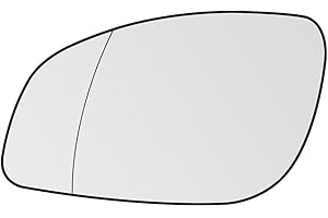SENZEAL Cristal de Retrovisor Calefactable Izquierda para Opel Vectra C/SIGNUM 2002-2008 Cristal de Espejo Reemplazar 1428701 24438120 (Izquierda)