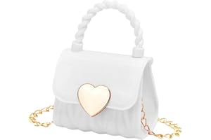 JUCHAO Mini Purse for Toddler Girls Crossbody Cute Princess Handbags Shoulder Bag for Toddler Little Girl