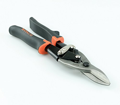Blechschere, Schneide aus CrV-Stahl, 260 mm, Farbe : schwarz/orange - 3
