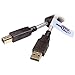 Produktbild Vivanco USB 2.0 zertifiziertes Kabel mit Ferritkern und Goldkontakten, USB A Stecker  USB B Stecker 1.8 m