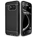 Produktbild Galaxy S7 Hülle, VRS Design® Schutzhülle [Schwarz] Schlagfesten Stoßstangen TPU Bumper Case Kratzfeste Schlanke Handyhülle [High Pro Shield] für Samsung Galaxy S7 2016