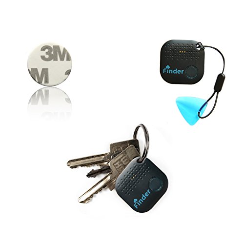 musegear® App Schlüsselfinder (weiß), NEUE VERSION 2 | 3x lauter | Schlüssel, Keys, Handy, Fernbedienung, Portmonee bequem wieder-finden & tracken statt Suchen | Smartphone Bluetooth-GPS-Kopplung - 3