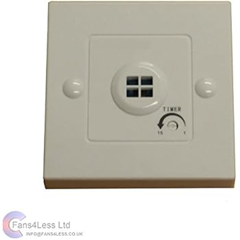 manrose 1351 remote bathroom fan timer control