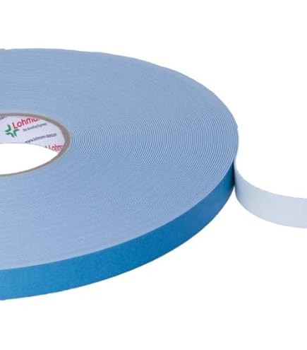 KLEBASTO Doppelseitiges Klebeband 9mm X 50m - 1mm Stark, Universell
