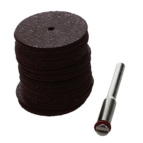 Trennscheiben - TOOGOO(R)36 tlg Trennscheiben Schleifscheibe Satz Round ?25X6mm braun Fuer Dremel KLDE1