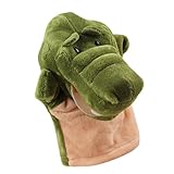Trada Niedlichen Cartoon Tier Puppe Kinder Handschuh Handpuppe Weichem Plüsch Spielzeug Geschichtenerzählen Kasperlefiguren aus Stoff, Kasperpuppen für Puppentheater Rollenspiel (D)