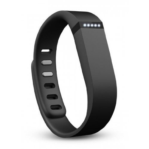 EGS - Correa y cierre de repuesto para pulsera Fitbit Flex, tamaño grande, color negro