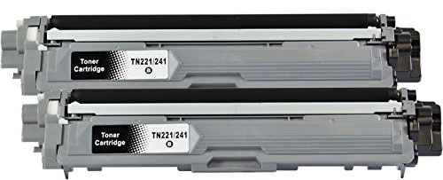 2 Toner black kompatibel für Brother TN-241 TN-245 Brother DCP-9020 CDW HL-3170 CDW 3140 CW MFC-9330 CDW 9340 CDW 9130 CW 9140 CDN - 2