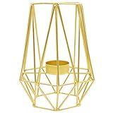 iglesia candelero de oro 2. El diseño único del estilo exótico y europeo, encendiendo la vela en el interior, creando un brillo fascinante, haciéndolo atractivo.