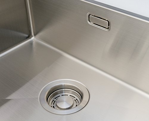 Edelstahl Küchenspüle/ Spülbecken Copa Design 55-40 Flächenbündig / Unterbau – Eckige Edelstahlspüle/ spüle 55*40 cm - 2