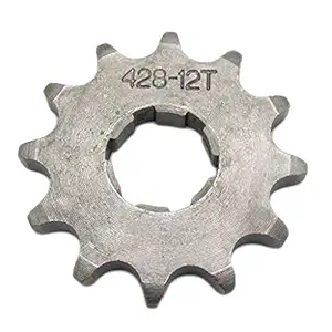 FLAWISH 12T 428 Chain/Pitch Front Sprocket Cog Pit/Trail/Dirt Bike ATV Quad 20mm