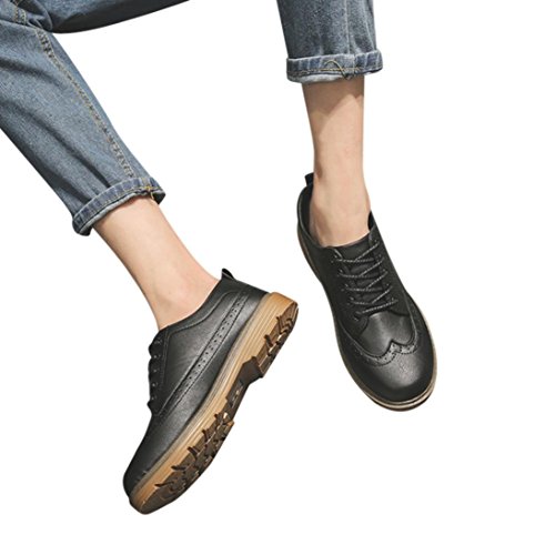 Preisvergleich Produktbild ABsolute Sneaker Herren Freizeit Schuhe Leder Business Casual Schuhe Anzugschuhe Zum Reinschlüpfen Halbschuhe Anzüge Hochzeit Schuhe Halbschuhe,Absolute (EU:38, Schwarz)