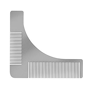 Rancross Stainless Steel Beard Styling and Shaping Template Comb Trim Shaving Tool for Perfect Lines & Symmetry - Image 8