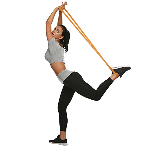 Ancheer Naturlatex verschiedener Widerstand (Leicht, Mittel, Schwer) Widerstandsbänder, Fitnessbänder Set,Widerstandsbänder für Krafttraining & Bodybuilding ,Trainingsbänder, Ideal für Krafttraining, Yoga und Pilates - 5