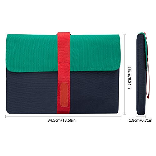 YOCOWOCO 13-13 3 Zoll Wasserdicht Segeltuch Laptop-Tasche  Schutzh  lle  Brieftasche  Tasche f  r 13  MacBook Air 13  MacBook Pro 2016 2017  die meist