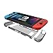 Produktbild AVIDET Nintendo Switch Hülle - Bumper und Anti-Scratch Hard Cover Case Tasche für Nintendo Switch (Grau-transparent)