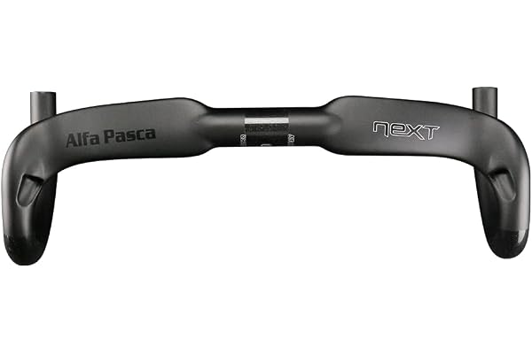 Alfa Pasca Cintre Carbone Guidon Velo Route Guidon de vélo de Route en Carbone UD Mat/Brillant diamètre 31.8mm Cintre Velo Route 400/420/440mm