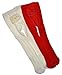 2 pairs of Red & Cream Cotton Baby Tights Size 0-6 Months