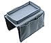 Produktbild FUYUFU Aufbewahrungstasche Armlehne Sofa Organizer Für Magazin Fernbedienung TV Aufbewahrungstasche Sofa Mit Tablett Für Tee Tasse Trinken Ort (Grau)