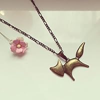 Lange Kette Fuchs Bronze, fox / vintage / ethno / hippie / must have / statement / florabella schmuck