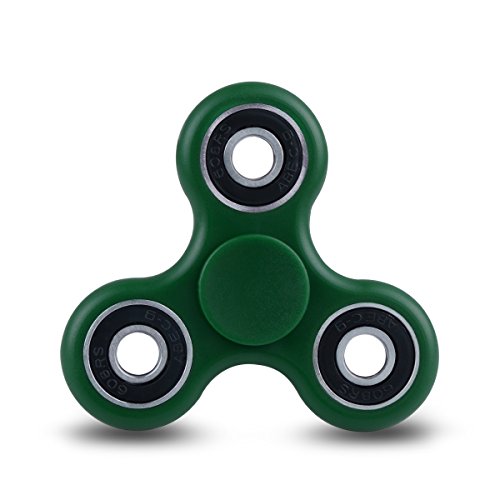 Noza Tec Tri-Spinner Fidget, Non-3D Printed EDC Focus Toy Ultra Fast Bearings- Stainless Steel Bearing 3-5 Min Spins Durable Toys (Green) Noza Tec Tri-Spinner Fidget, Non-3D Printed EDC Focus Toy Ultra Fast Bearings- Stainless Steel Bearing 3-5 Min Spins Durable Toys (Green)