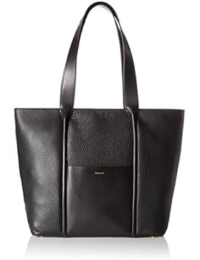 Skagen Damen Lisabet Tote, Schwarz (Black), 32 x 18.5 x 15 cm