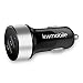 Produktbild kwmobile KFZ DUAL USB Ladegerät in Weiß mit 4200mA USB-Autoladegerät mit 2 Anschlüssen 2 x 5V / 2.1A Schwarz